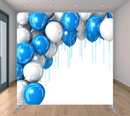 Ballons Blue Backdrops