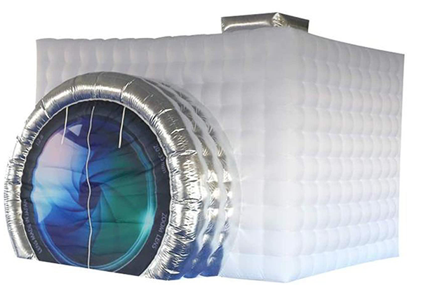 LED inflatable camera dome photo booth